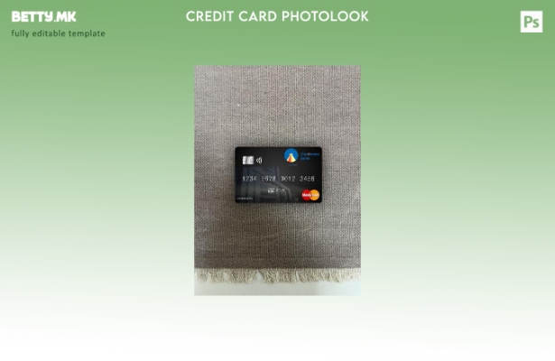 модерен стил Уганда Centenary банка мастер карта photolook преден шаблон